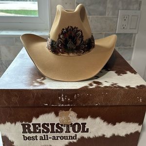 Resistol Feathered Cowboy Hat